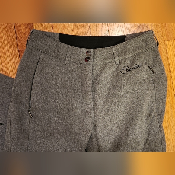 Women's Gray Softshell Snowpants Size 6 - Picture 7 of 8